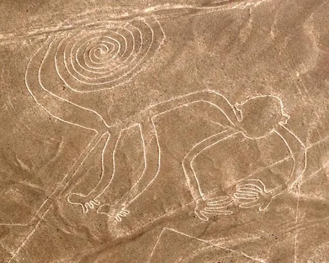 Las líneas de Nazca vistas desde el cielo