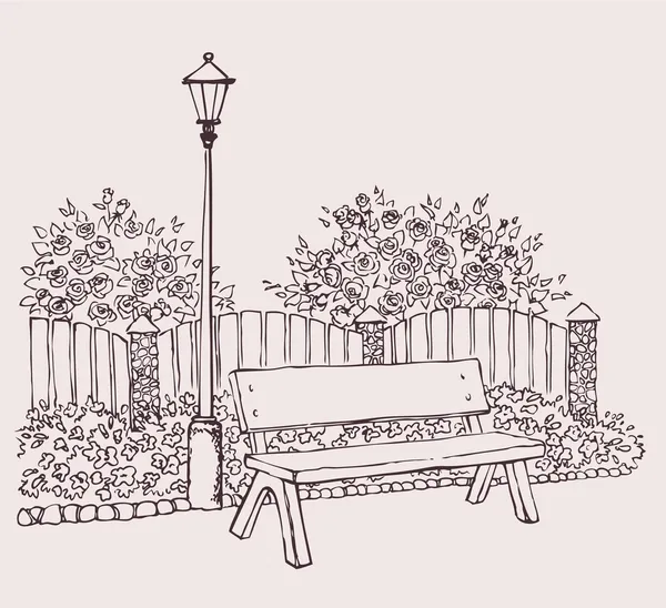 Linterna por el Banco — Vector stock © Marinka #10450314 Linterna por el Banco — Vector stock © Marinka #10450314