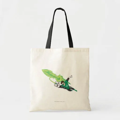 Nueva linterna verde 5 bolsa tela barata | Zazzle