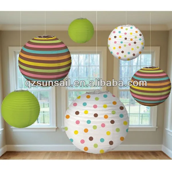 Linternas de papel para el bebé ducha decoración del cuarto de ...