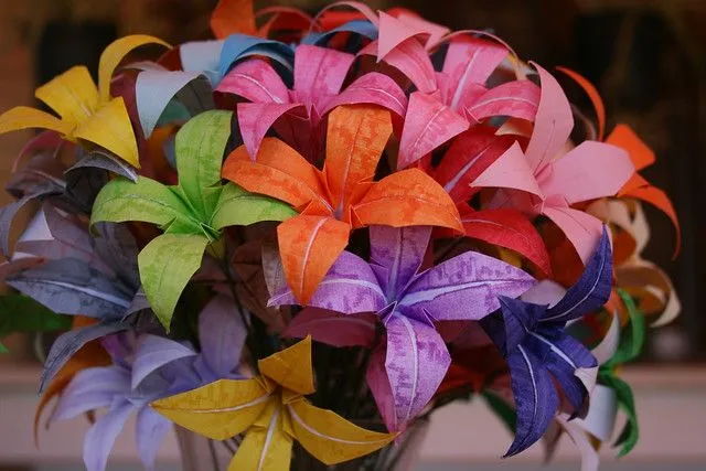 Lirios de Origami | Flickr - Photo Sharing! Lirios de Origami | Flickr - Photo Sharing!
