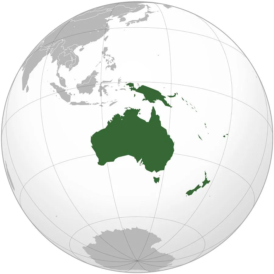 Lista de países y capitales de Oceanía