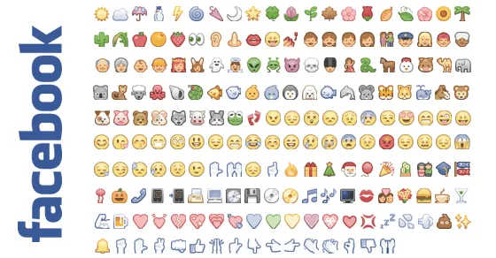 Lista de símbolos Emoji Emoticons para Facebook | BloomIdea Lista de símbolos Emoji Emoticons para Facebook | BloomIdea