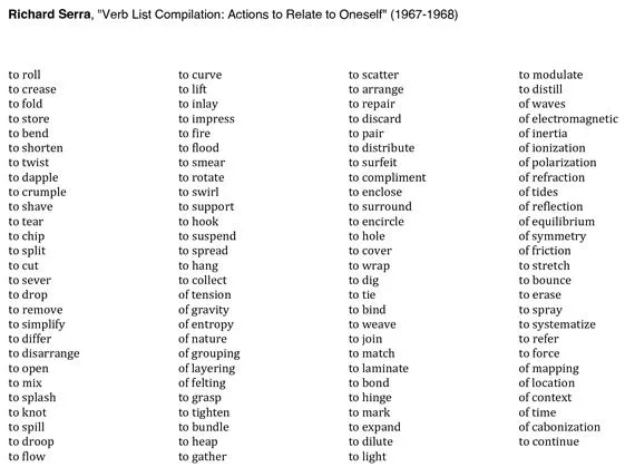 Listas de verbos - Imagui