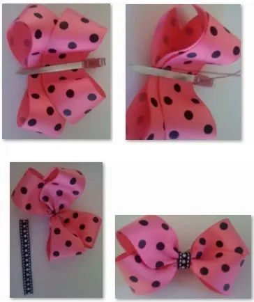 Como hacer listones para el cabello paso a paso 2 | Cosas lindas ...