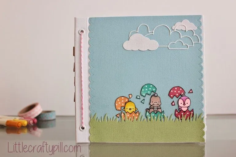 Little Crafty Pill: Cómo hacer un mini álbum de sobres con ...