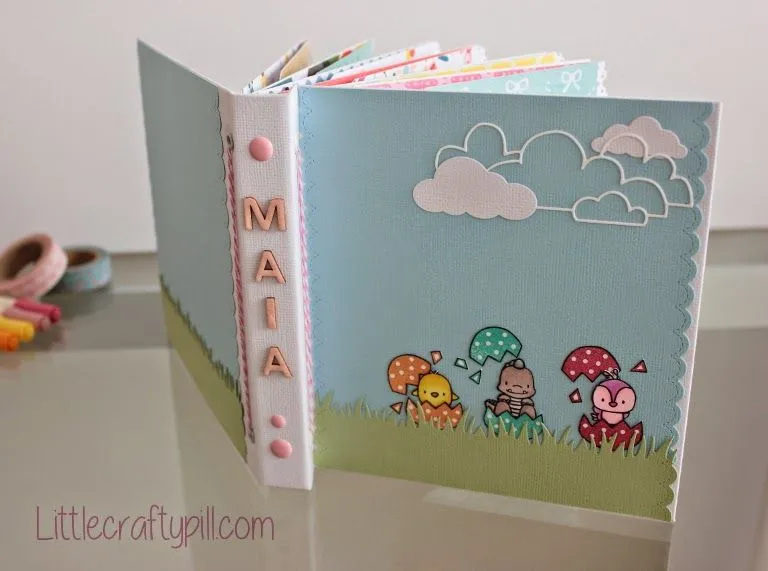 Little Crafty Pill: Cómo hacer un mini álbum de sobres con ... Little Crafty Pill: Cómo hacer un mini álbum de sobres con ...
