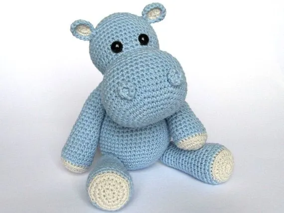 Amigurumi hipopotamo - Imagui