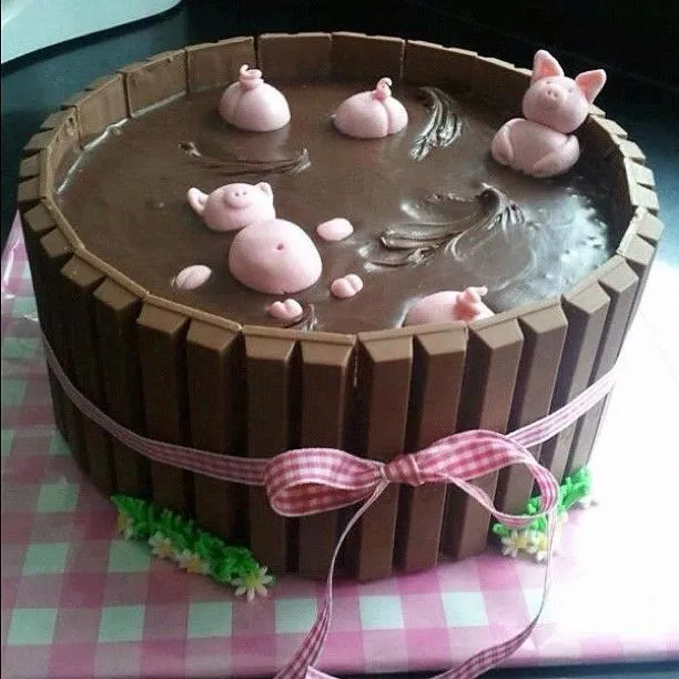 Little porks cake! - Torta de puerquitos :) | Galletas, cupcakes y ... Little porks cake! - Torta de puerquitos :) | Galletas, cupcakes y ...