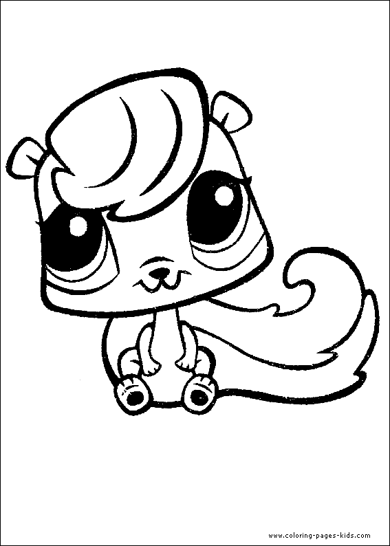 Littlest Pet Shop color page - Coloring pages for kids - Cartoon ...