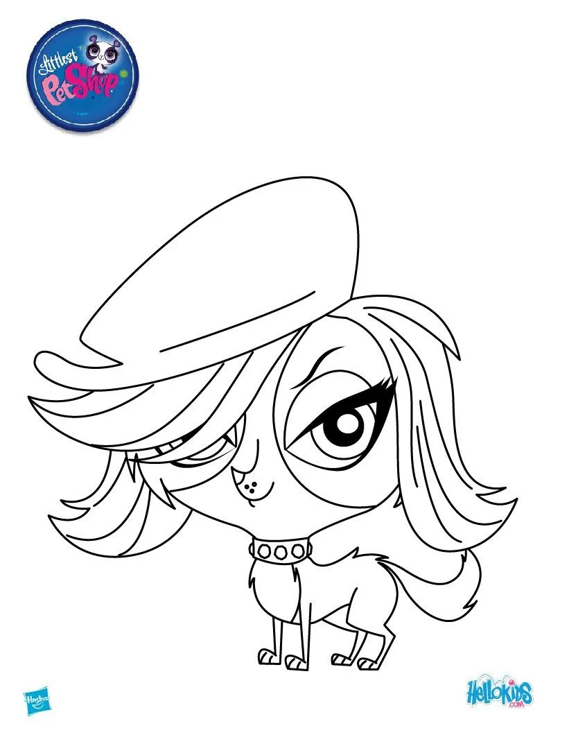 LITTLEST PET SHOP coloring pages - ZOE TREND LITTLEST PET SHOP coloring pages - ZOE TREND