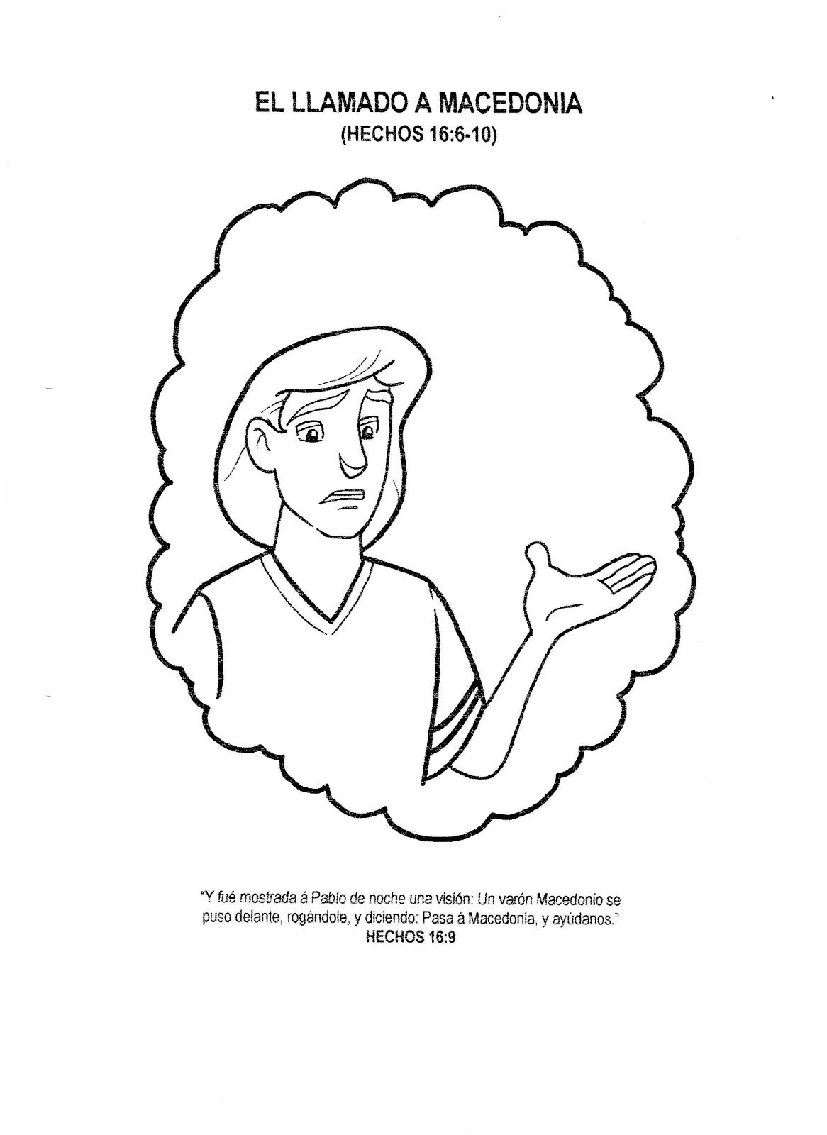 El Llamado a Macedonia para colorear - Dibujos Cristianos para ... El Llamado a Macedonia para colorear - Dibujos Cristianos para ...