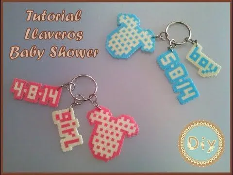 Llavero Baby Shower - Baby Dots - YouTube