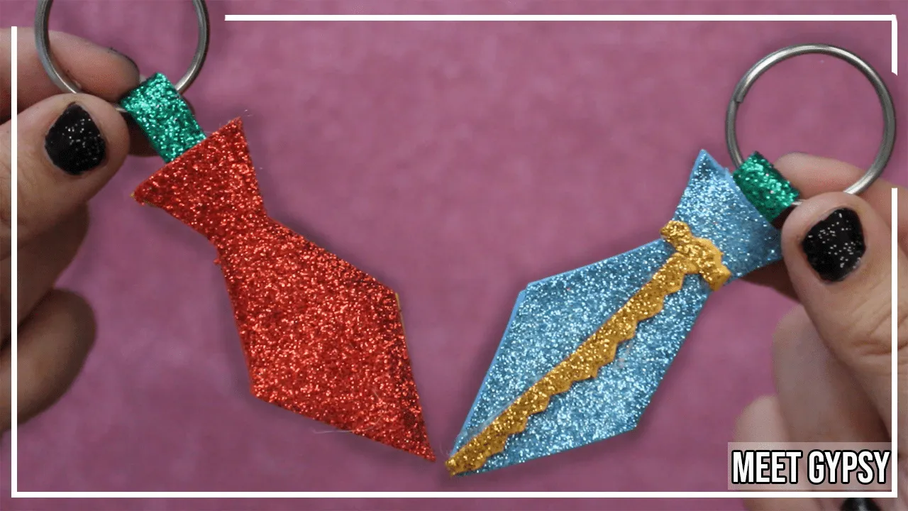 Llavero corbata de Goma Eva | Llavero Foami fácil para el día del Padre – Manualidades Fáciles Llavero corbata de Goma Eva | Llavero Foami fácil para el día del Padre – Manualidades Fáciles