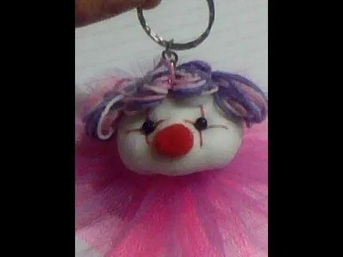 Llavero payaso / Clown Keychain 1/2...proyecto 3 - YouTube Llavero payaso / Clown Keychain 1/2...proyecto 3 - YouTube