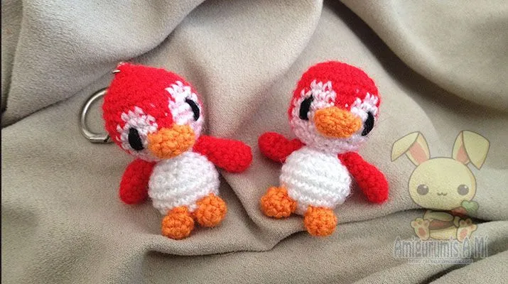 Llaveros Mini Pingüinos Amigurumi – Patrón Gratis | Amigurumis A Mí Llaveros Mini Pingüinos Amigurumi – Patrón Gratis | Amigurumis A Mí