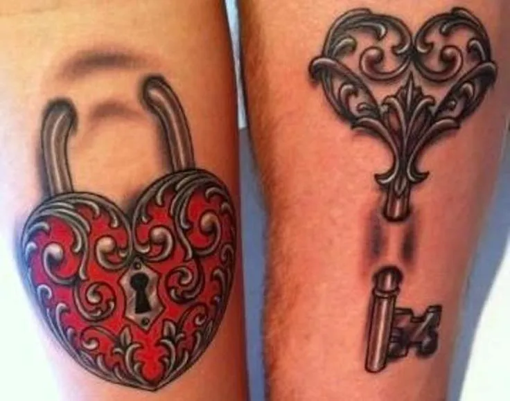 Llaves, candados y cerraduras: un tatuaje para compartir ... Llaves, candados y cerraduras: un tatuaje para compartir ...