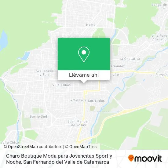 Cómo llegar a Charo Boutique Moda para Jovencitas Sport y Noche en Catamarca en Autobús?