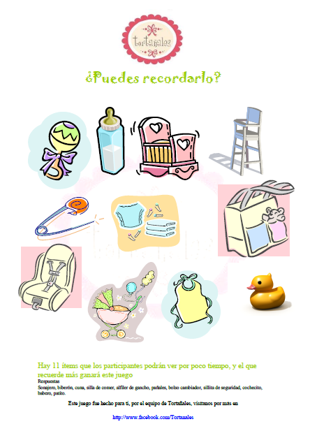 Llego Febrero! Juegos Para Baby Shower, fáciles gratis | tortanales