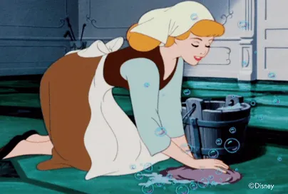 Cenicienta limpiando el piso - Imagui