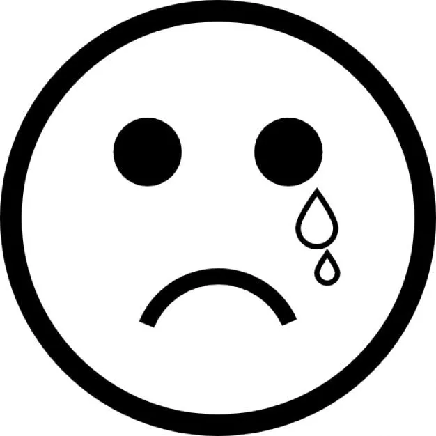 Llorando cara emoticon | Descargar Iconos gratis