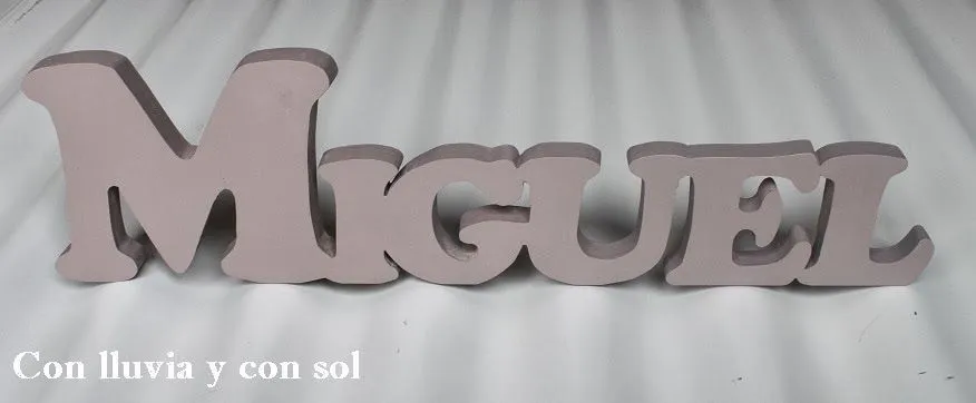 Decoración nupcial e infantil personalizada y letras decorativas ... Decoración nupcial e infantil personalizada y letras decorativas ...