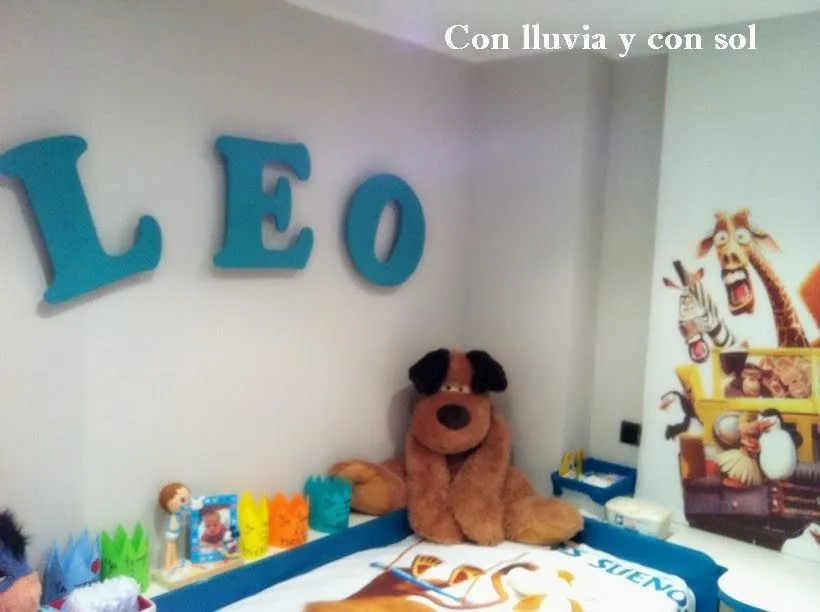 Con lluvia y con sol shop: LETRAS DE MADERA PARA DECORAR EL CUARTO ...