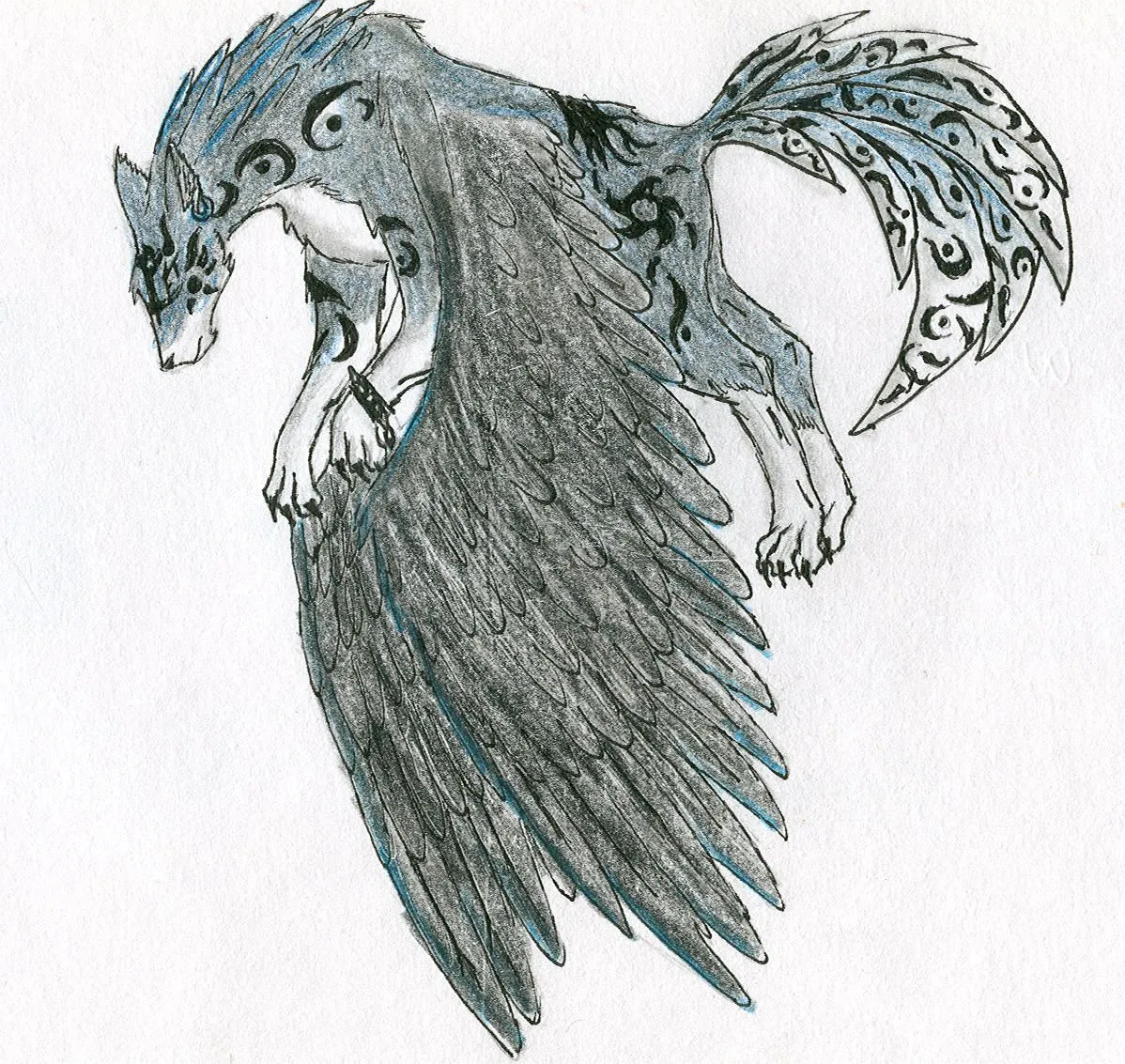 Lobos con alas - Imagui