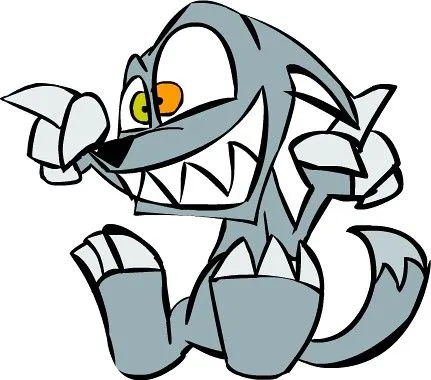 Dibujos de lobos en caricaturas - Imagui