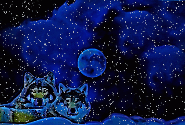 Lobos en movimiento - Imagui