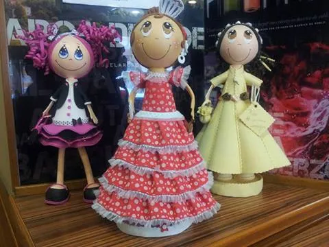 locas por el fomi , goma eva: fofucha sevillana en fomi, vestido rojo locas por el fomi , goma eva: fofucha sevillana en fomi, vestido rojo