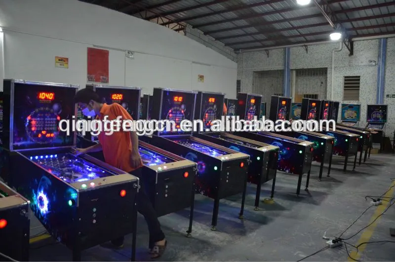 Loco circo de la moneda empujadores y pin bola bingo máquinas ...