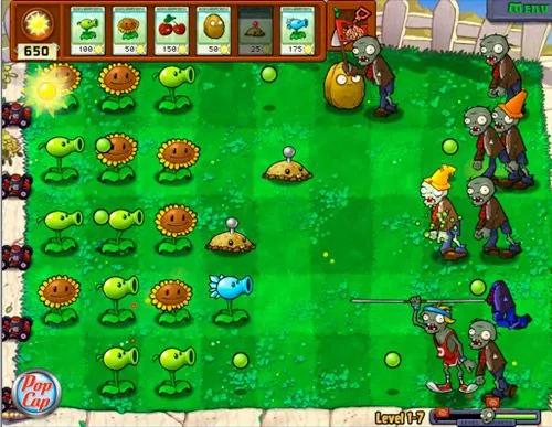 Loco pero feliz: Descargar juego: Plantas vs Zombis
