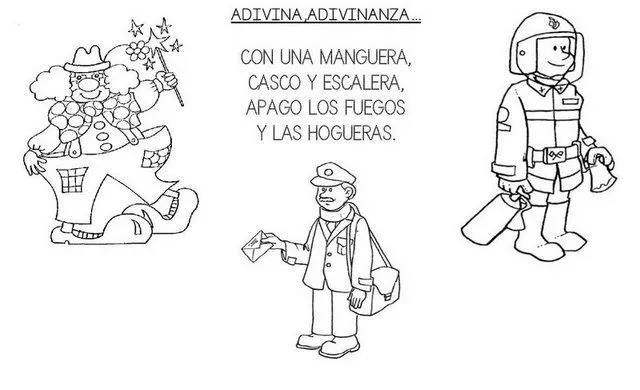ESOS LOCOS BAJITOS DE INFANTIL: ADIVINANZAS DE OFICIOS ESOS LOCOS BAJITOS DE INFANTIL: ADIVINANZAS DE OFICIOS