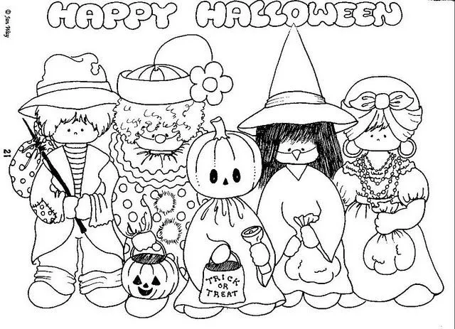 ESOS LOCOS BAJITOS DE INFANTIL: DIBUJOS DE HALLOWEEN PARA COLOREAR