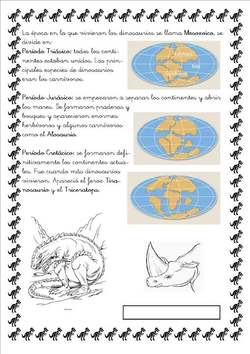 ESOS LOCOS BAJITOS DE INFANTIL: FICHAS PARA TRABAJAR LOS DINOSAURIOS ESOS LOCOS BAJITOS DE INFANTIL: FICHAS PARA TRABAJAR LOS DINOSAURIOS