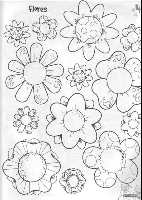 ESOS LOCOS BAJITOS DE INFANTIL: FLORES PARA COLOREAR ESOS LOCOS BAJITOS DE INFANTIL: FLORES PARA COLOREAR