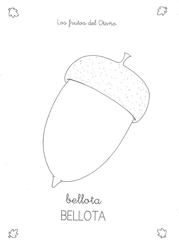 ESOS LOCOS BAJITOS DE INFANTIL: frutos de otoño para colorear ESOS LOCOS BAJITOS DE INFANTIL: frutos de otoño para colorear