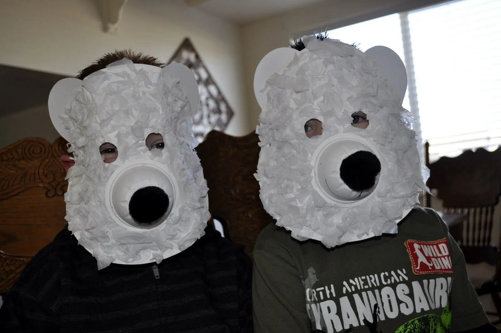 ESOS LOCOS BAJITOS DE INFANTIL: MASCARA DE OSO POLAR ESOS LOCOS BAJITOS DE INFANTIL: MASCARA DE OSO POLAR