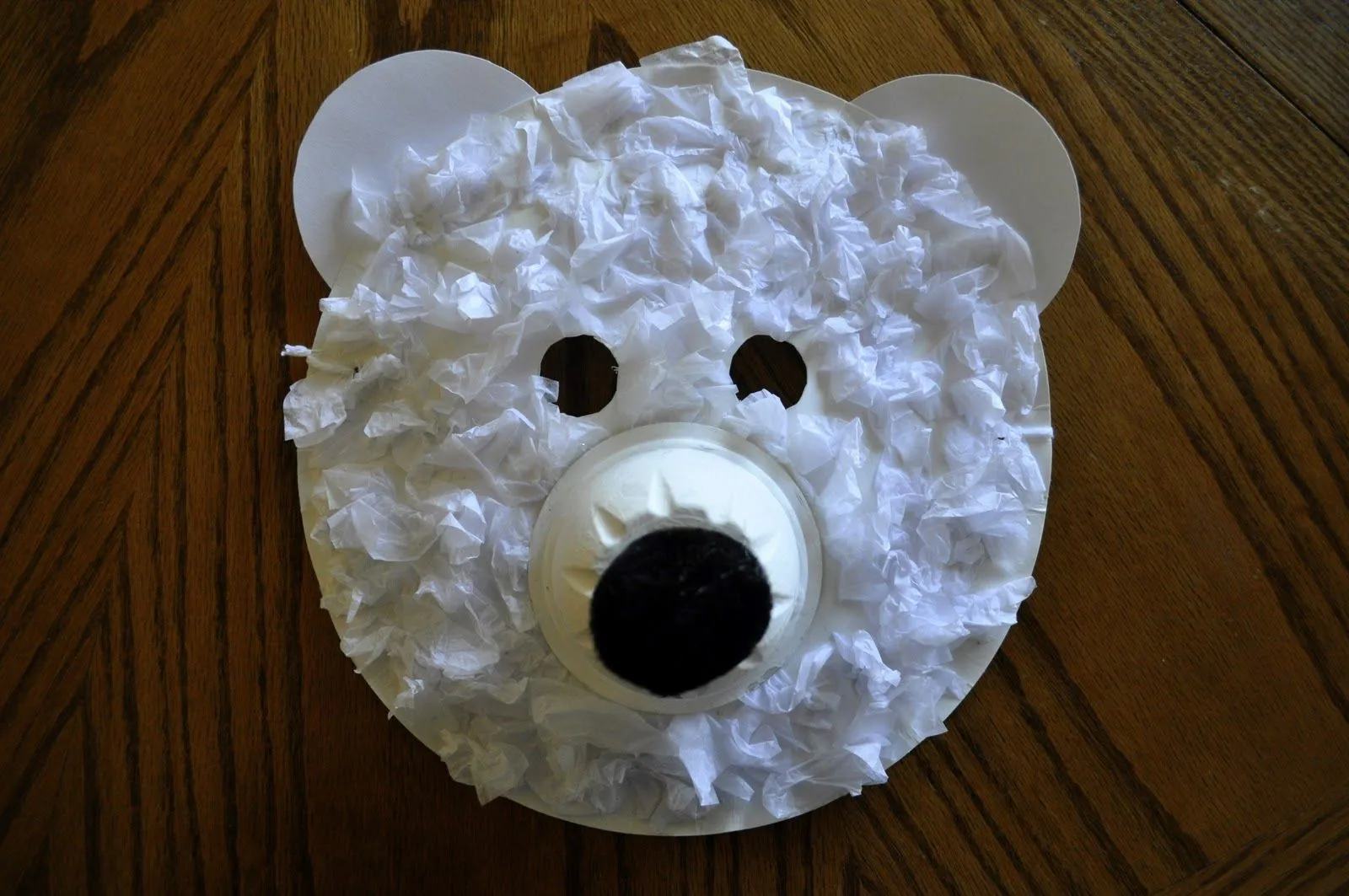 ESOS LOCOS BAJITOS DE INFANTIL: MASCARA DE OSO POLAR ESOS LOCOS BAJITOS DE INFANTIL: MASCARA DE OSO POLAR