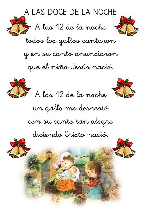 ESOS LOCOS BAJITOS DE INFANTIL: POEMAS DE NAVIDAD