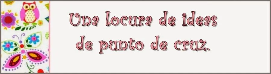 Una Locura de ideas !!! de punto de cruz: Abecedario de punto de ...