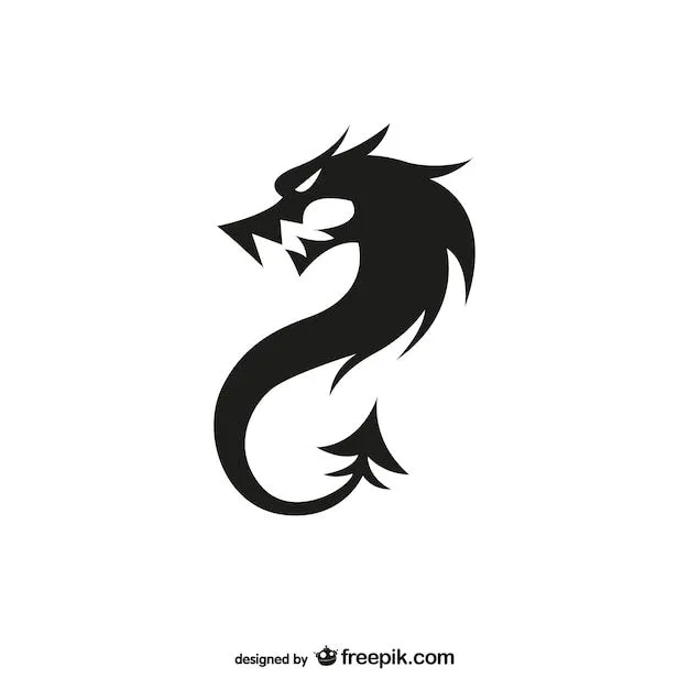 Logo dragón negro para descarga gratuita | Descargar Vectores gratis Logo dragón negro para descarga gratuita | Descargar Vectores gratis