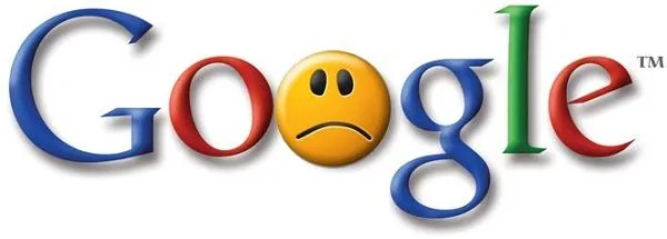 Logo da Google com carinha triste - [ Ferramentas Blog ]