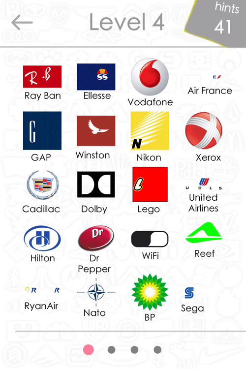 Logo Quiz Answers Level 1-15 for iPhone, iPad, and Android