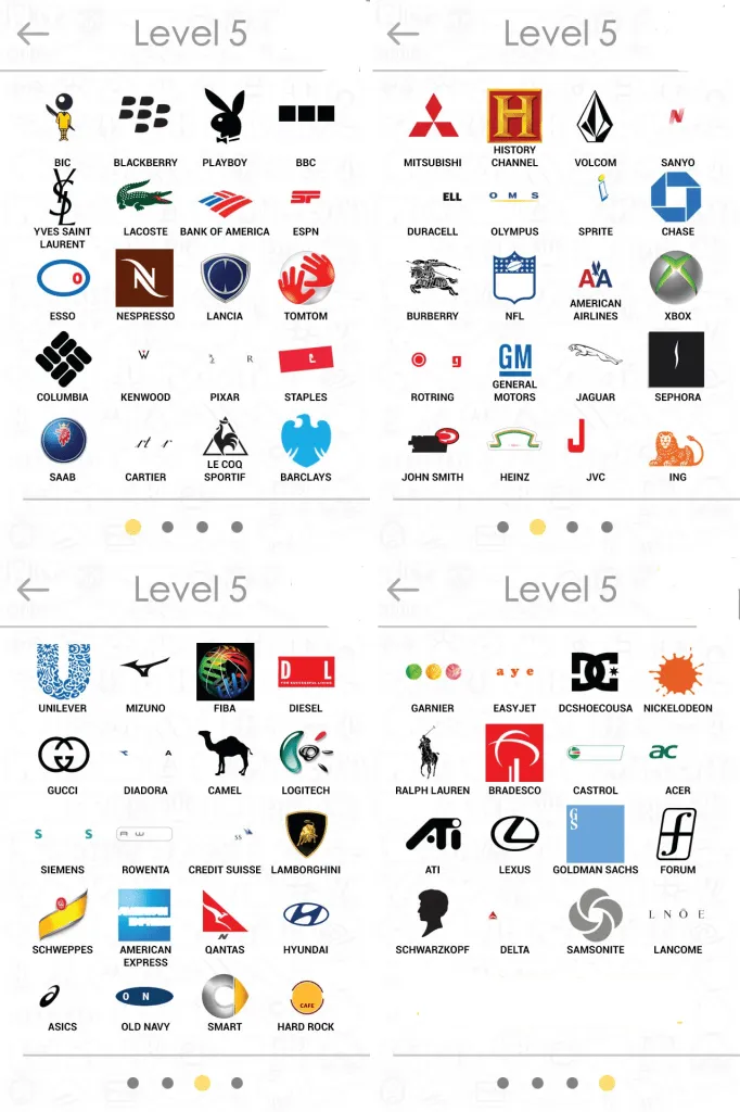Logo Quiz (bubble Quiz Games) Answers - Level 1 To Level 5 107 | Logos de marcas famosas, Logos de marcas, Logo del juego Logo Quiz (bubble Quiz Games) Answers - Level 1 To Level 5 107 | Logos de marcas famosas, Logos de marcas, Logo del juego