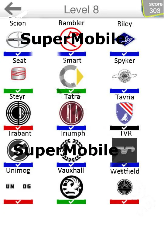 Logo Quiz Cars Android - Tutta la soluzione completa del gioco Answer Logo Quiz Cars Android - Tutta la soluzione completa del gioco Answer