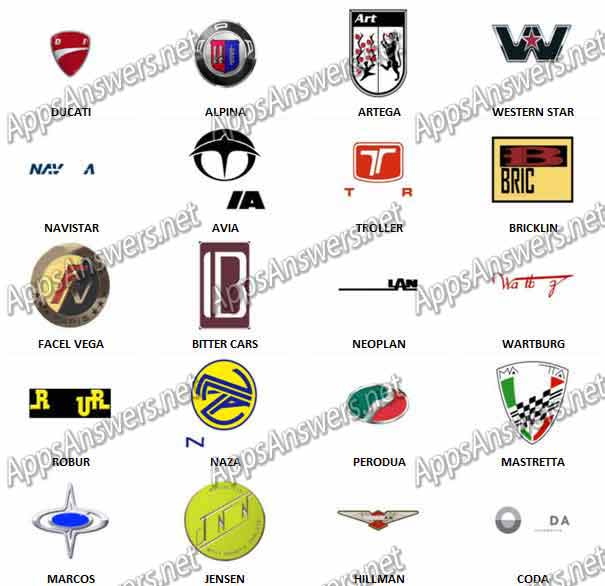 Logo Quiz – Cars Level 10 Answers | Apps Answers .net Logo Quiz – Cars Level 10 Answers | Apps Answers .net