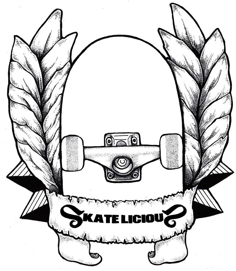 logo skateshop skate licious by oten07 on DeviantArt