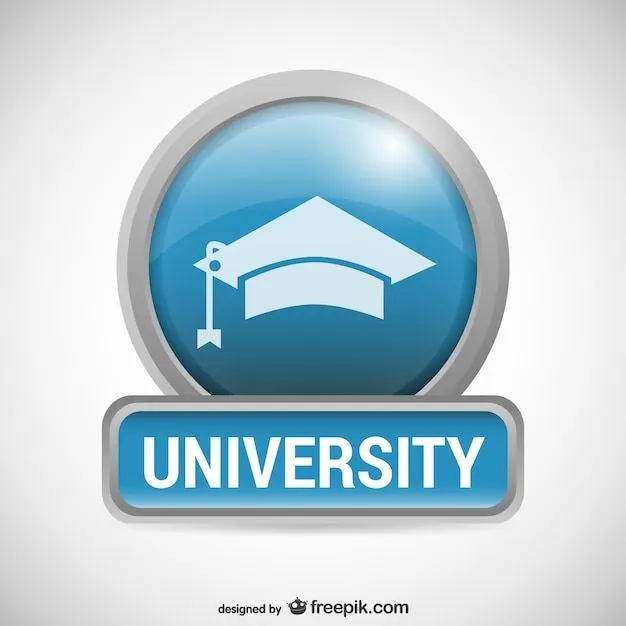 Logo de Universidad con birrete | Descargar Vectores gratis